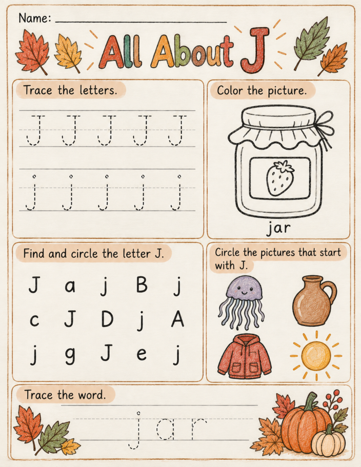 All About J printable preview
