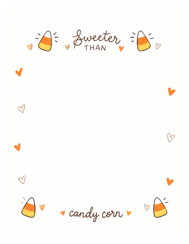 Candy corn feet fall craft printable preview